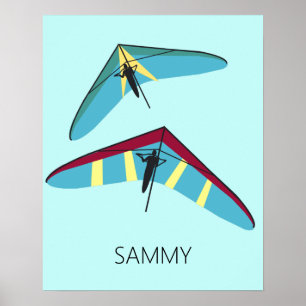 Póster Hang Gliding