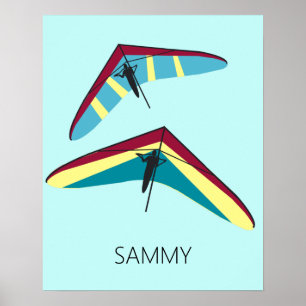 Póster Hang Gliding