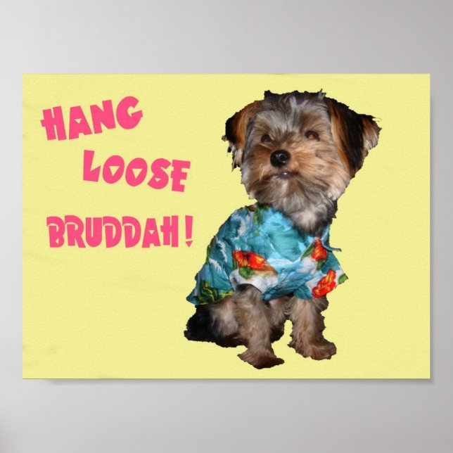 PÓSTER HANG LOOSE BRUDDAH (Frente)