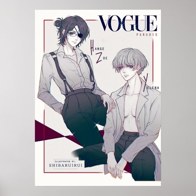 Póster Hange Zoe and Yelena Attack on Titan (Frente)