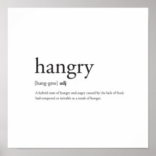 Póster Hangry