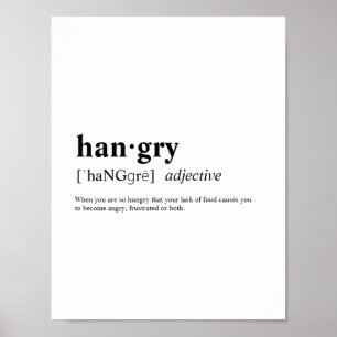 Póster Hangry
