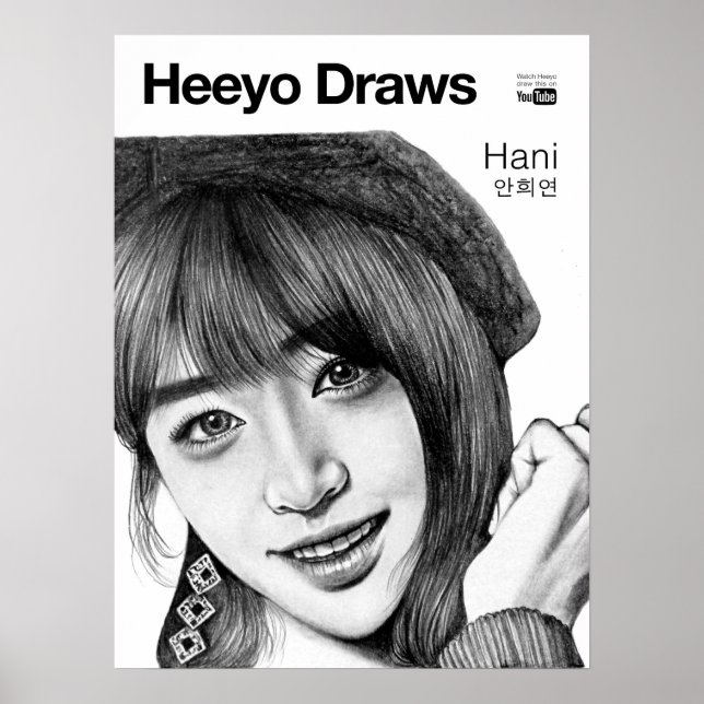 Póster Hani Poster - Por Heeyo Draws (Frente)