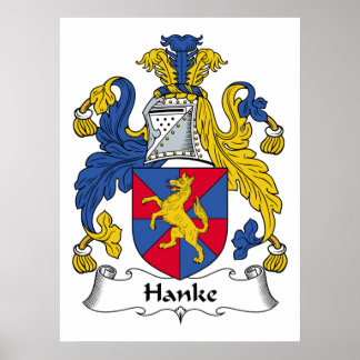 Póster Hanke Family Crest