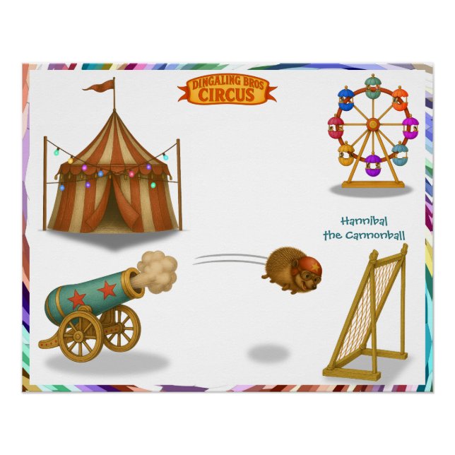 Póster Hannibal la Bala de Cañón (Anverso)