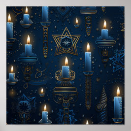 Póster Hannukah Holiday poster