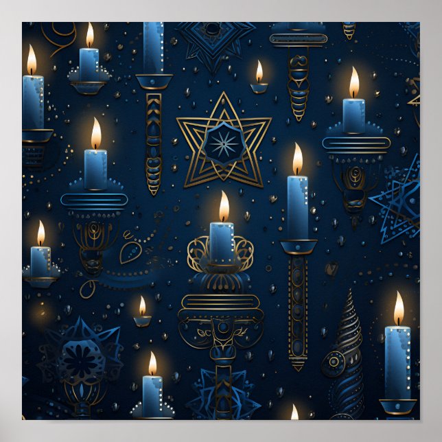 Póster Hannukah Holiday poster (Frente)