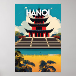 Póster Hanoi Vietnam
