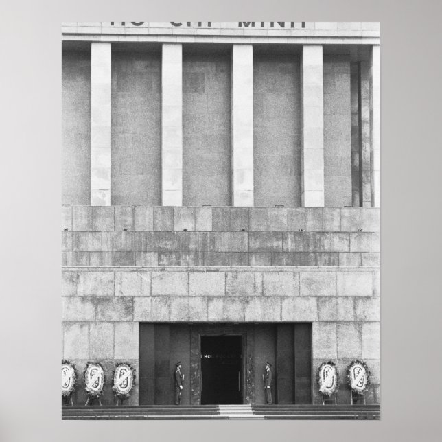 Póster Hanoi Vietnam, Mausoleo de Ho Chi Minh (Frente)