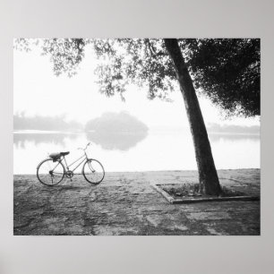 Póster Hanoi Vietnam, parque Bicycle & Bay Mau Lake Lenin