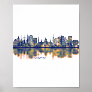 Póster Hanover Skyline