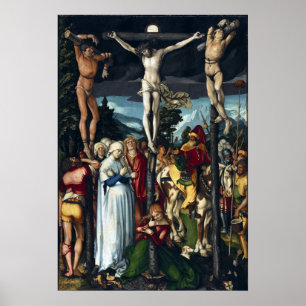 Póster Hans Baldung Grien La crucifixión de Cristo