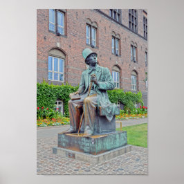 Póster Hans Christian Andersen Statue, Copenhagen