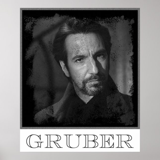 Póster Hans Gruber (Frente)
