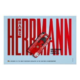 Póster Hans Herrmann P 917 Tribute