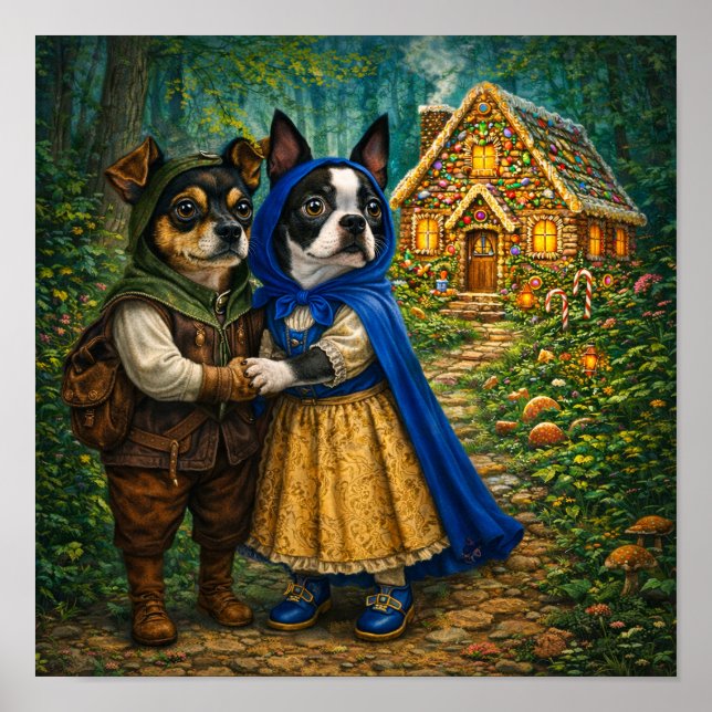 Póster "Hansel y Gretel" (Frente)