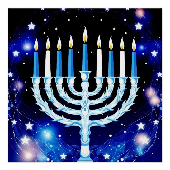 PÓSTER HANUKKA  (Anverso)