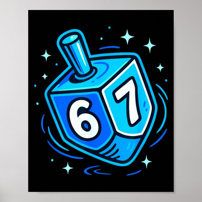 Póster Hanukkah 67 Meme Chanukah Jewish Men Women Kids  (Frente)