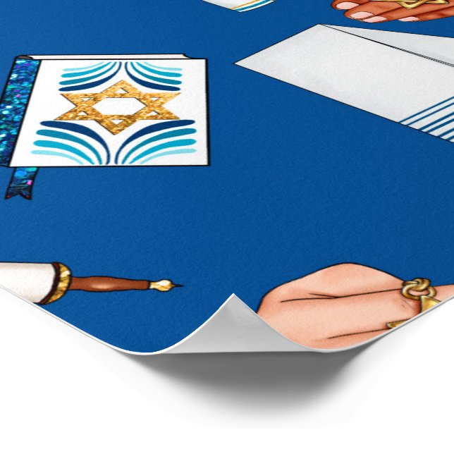 Póster Hanukkah Fun Poster (Esquina)