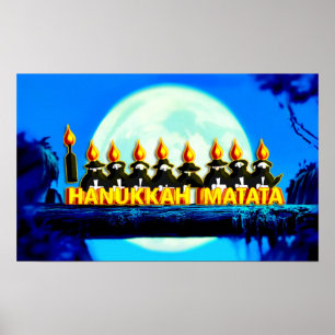 Póster Hanukkah Matata