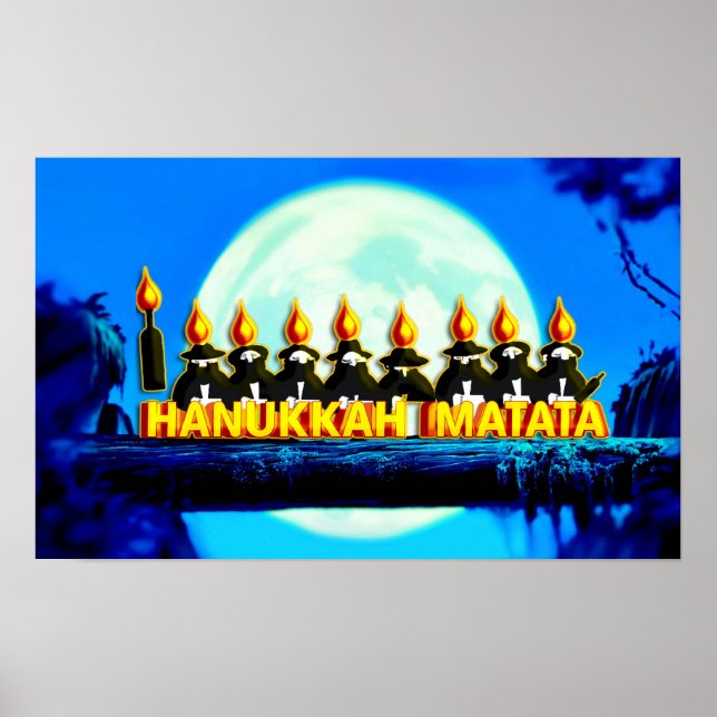 Póster Hanukkah Matata (Frente)