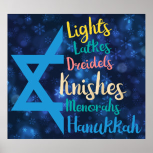 Póster Hanukkah Poster