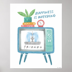 Póster Happiness is watching FRIENDS™