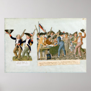 Póster Happy Departure of the Army Volunteers