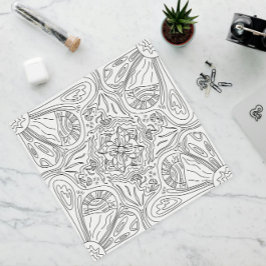 Póster Happy Doodles: Sunny Day Coloring Page For Kids