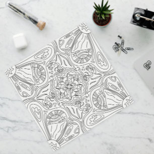 Póster Happy Doodles: Sunny Day Coloring Page For Kids