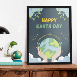 Póster Happy Earth Day 