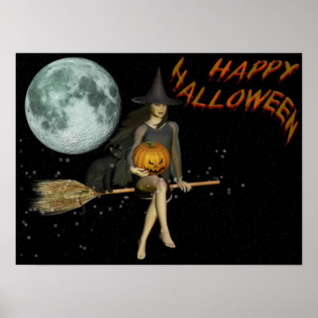 Póster Happy Halloween - (Frente)