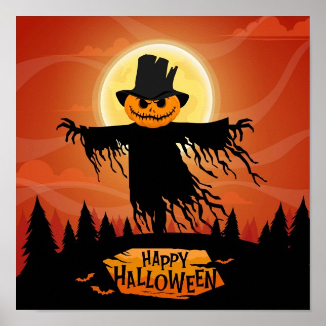Póster Happy Halloween (Frente)