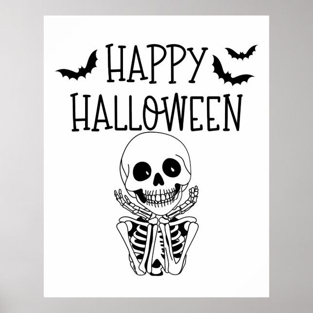 Póster Happy Halloween Affiche (Frente)