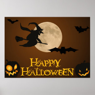 PÓSTER "HAPPY HALLOWEEN" FLYWITCH