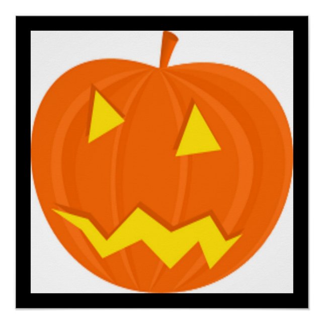 PÓSTER "HAPPY HALLOWEEN" PUMPKIN (Anverso)