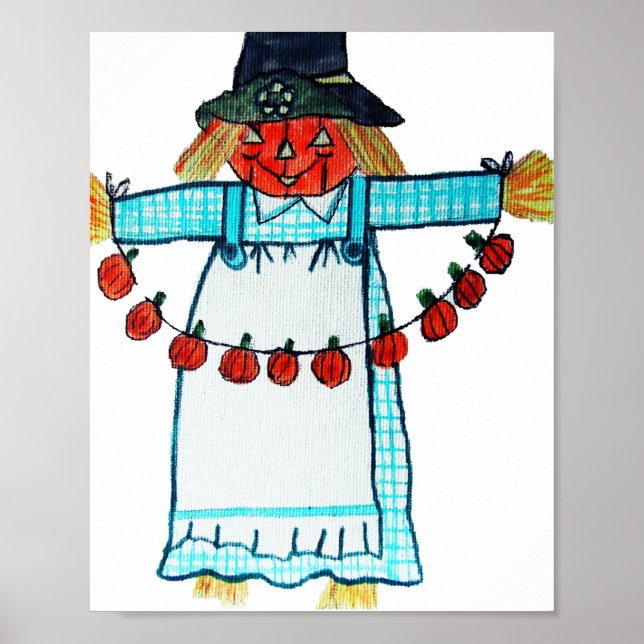 PÓSTER HAPPY HALLOWEEN SCARECROW (Frente)