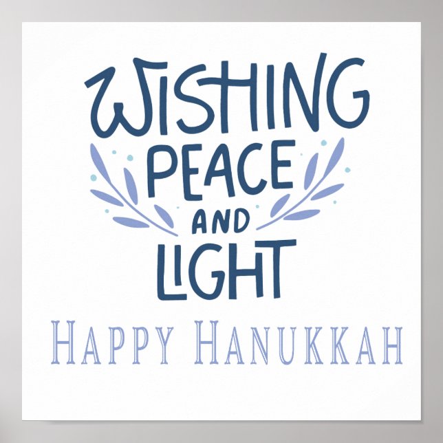 Póster Happy Hanukkah (Frente)
