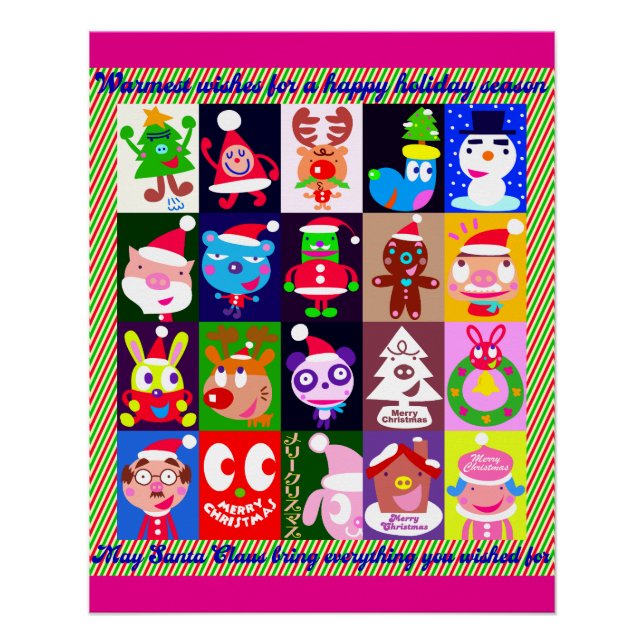 Póster Happy happy holidays!! (Anverso)