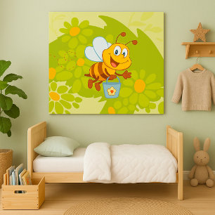 Póster Happy Honey Bee
