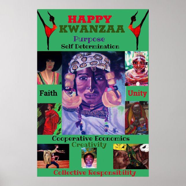 PÓSTER HAPPY KAWANZAA (Frente)