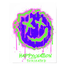 Happy Nation Toxix Art Poster - Negrita, irónica,