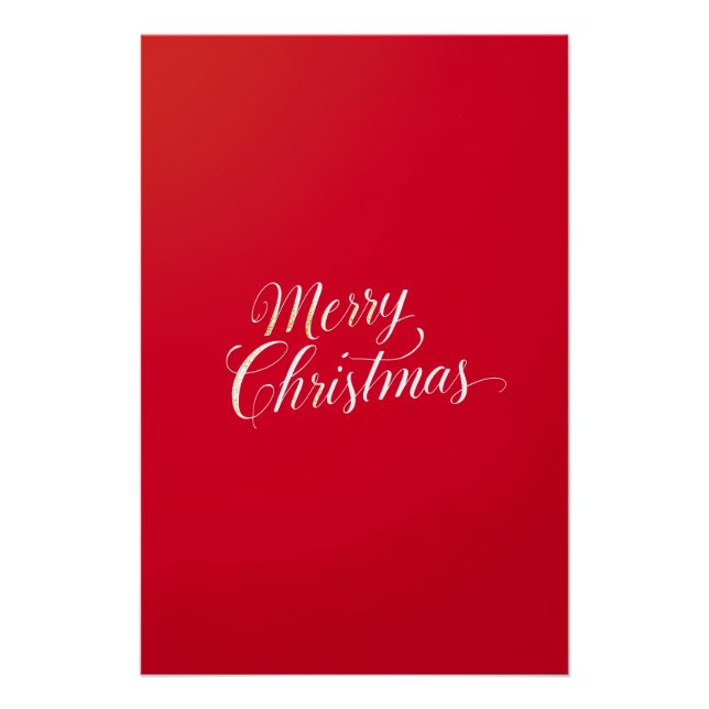 Póster Happy New Year Merry Christmas Holiday Season (Anverso)