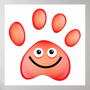 Póster Happy Paw