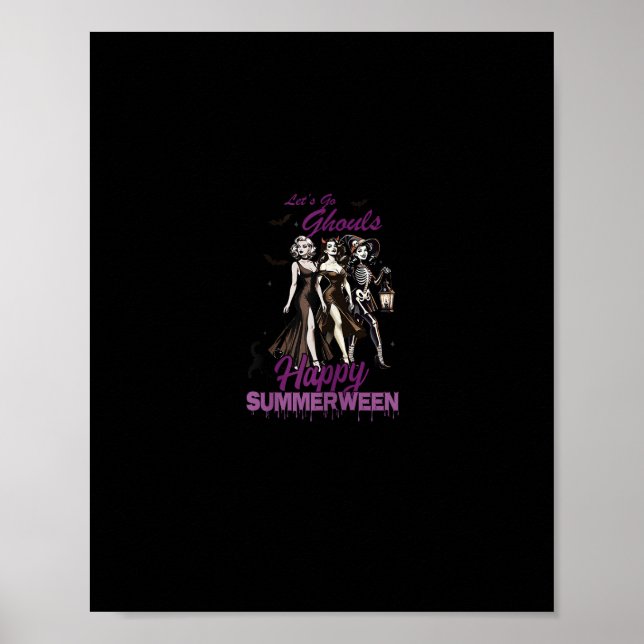 Póster Happy Summerween Ghoul Chica Squad (Frente)