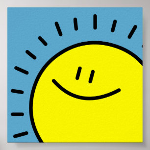 Póster Happy Sun Print