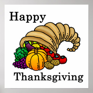 Póster Happy Thanksgiving