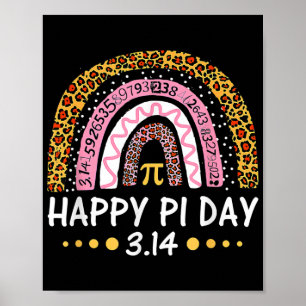 Póster Happys Pi Day Mathemth Teacher Gift