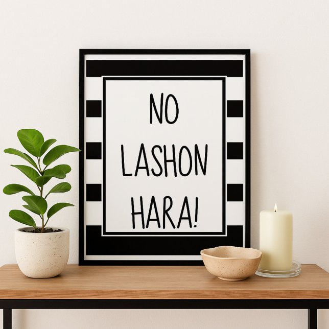 Póster Hara moderno sin lashon negro y blanco (Subido por el creador)