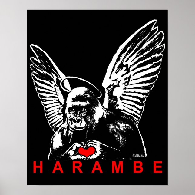 Póster Harambe (Frente)